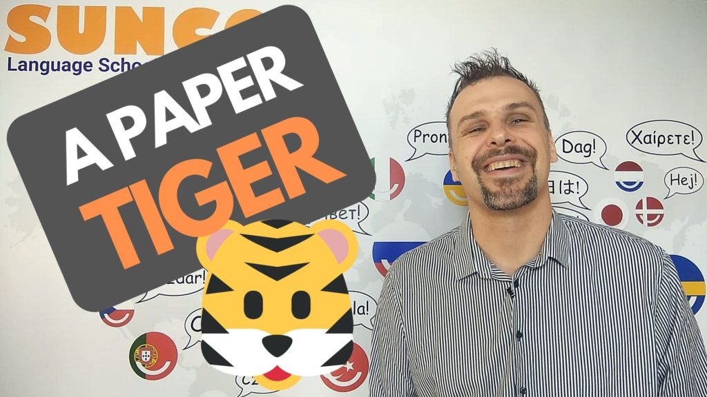 Angielskie idiomy - a paper tiger