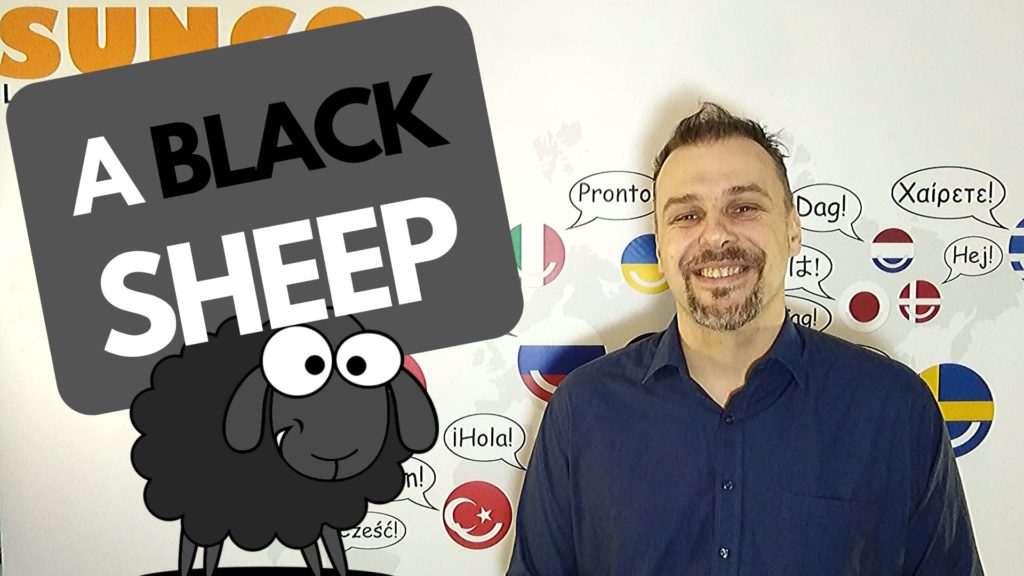 Angielskie idiomy - a black sheep